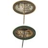 Image 2 : Pair of "Suffrage First" Oval Pinbacks 