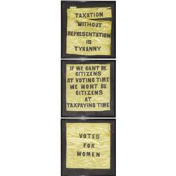 Woman's Suffrage Street Banner 