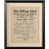 Image 1 : Broadside for Wisconsin State Suffrage School 