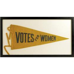 Votes For Women Suffrage Pennant 