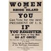 Image 1 : Great Rhode Island Suffrage Broadside 