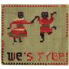 Image 1 : Antique Mini-Sampler "We''s Free" 