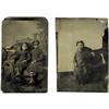 Image 1 : Pair of Tintypes of African-American Children 