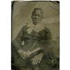 Image 1 : Large Tintype of African-American Woman 