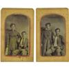 Image 1 : Pair of Tintypes With African-American Couples 