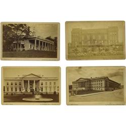 4 Jarvis Cabinet Cards of Government Buildings 