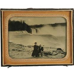 Niagara Falls Full Plate Ambrotype 