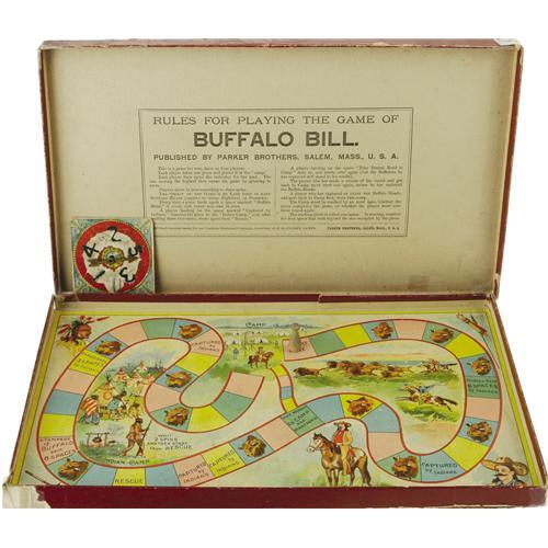 Vintage Buffalo Bill Board Game