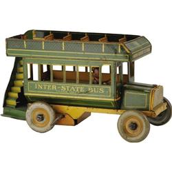Strauss Inter-State Bus Wind-up Toy 