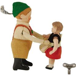 Schuco German Folk Dancers Wind-up Toy 