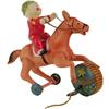 Image 1 : Circus Horse and Clown Wind-up Toy in Box 