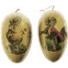 Image 1 : Pair of Vintage Egg Candy Containers 