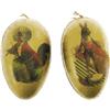 Image 2 : Pair of Vintage Egg Candy Containers 