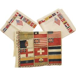 1876 Centennial Flag Banner & Flag Handkerchiefs 