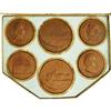 Image 2 : Set of Six 1876 Centennial Exposition Medallions 