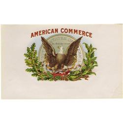 American Commerce Ca 1900 Cigar Label Morgan $ 