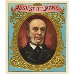 August Belmont, Outer Cigar Label 