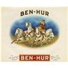 Image 1 : Ben-Hur Cigar Label- Consolidated Lithographing 