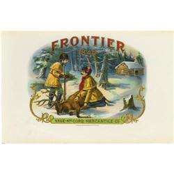 Frontier Hunting Cigar Label by H.B. Grauley 