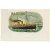 Image 1 : Majestic Nautical Cigar Label. Full color litho 