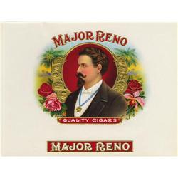 Major Reno Quality Cigars Label 