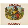 Image 1 : Rolando Cigar Label. Full color lithographed 