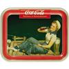 Image 1 : 1940 Girl On The Dock Coca-Cola Tray 