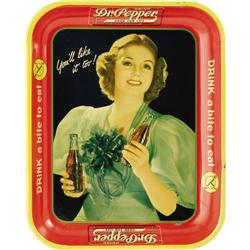 1930s Dr. Pepper Serving Tray 