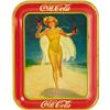 Image 1 : 1937 Beach Girl Coca-Cola Tray 