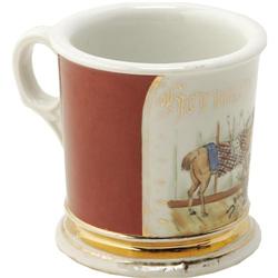 Elaborately Decorated Blacksmith Shaving Mug 