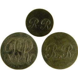 Three Original Rifle Regiment Buttons 