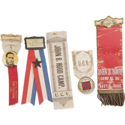 Hood's Texas Brigade UCV Ribbon Grouping 