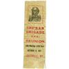 Image 1 : 1917 Confederate Orphan Brigade Reunion Ribbon. 