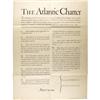 Image 1 : Rare Atlantic Charter Broadside 