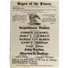 Image 1 : A. Jackson: Dramatic Large Campaign Broadside 