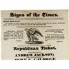 Image 2 : A. Jackson: Dramatic Large Campaign Broadside 