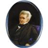 Image 1 : Andrew Jackson: Hand-Painted Enamel Miniature 
