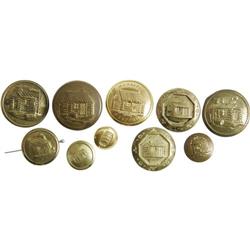 William Henry Harrison 1840 Campaign Buttons 