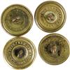 Image 2 : 4 Buttons 1840 Van Buren and Harrison Campaign 