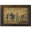 Image 1 : William Henry Harrison: Large Hand-Colored Print 