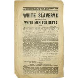 Anti-Harrison Tract- 1840 Presidential Election 
