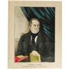 Image 1 : Rare Lewis Cass Color Lithograph 