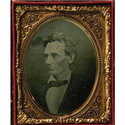 Abraham Lincoln: An Outstanding Ruby Ambrotype 