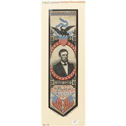 Rare Lincoln Second Inauguration Stevengraph 