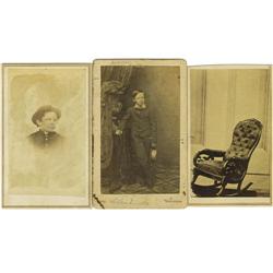 Lincoln Association: Three Fine Cartes de Visite 