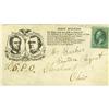 Image 1 : Rare 1864 Lincoln and Johnson Envelope 