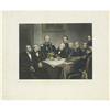 Image 1 : Civil War Color Engraving "Council of War" 