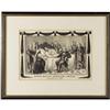 Image 1 : Fanciful Lincoln Deathbed Scene Print- Unusual 