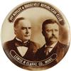 Image 1 : Jugate McKinley & Roosevelt Pinback 