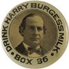 Image 1 : William Jennings Bryan A Great 1¼" Button Design 
